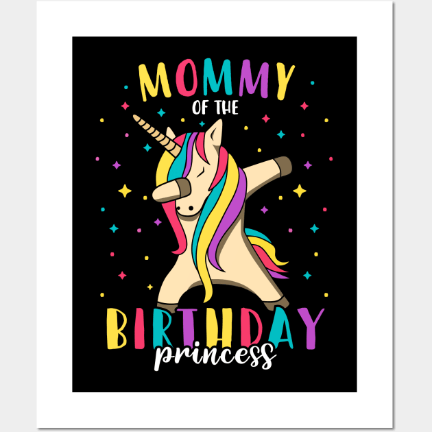 Mommy of the Birthday Girl Wall Art by luisharun